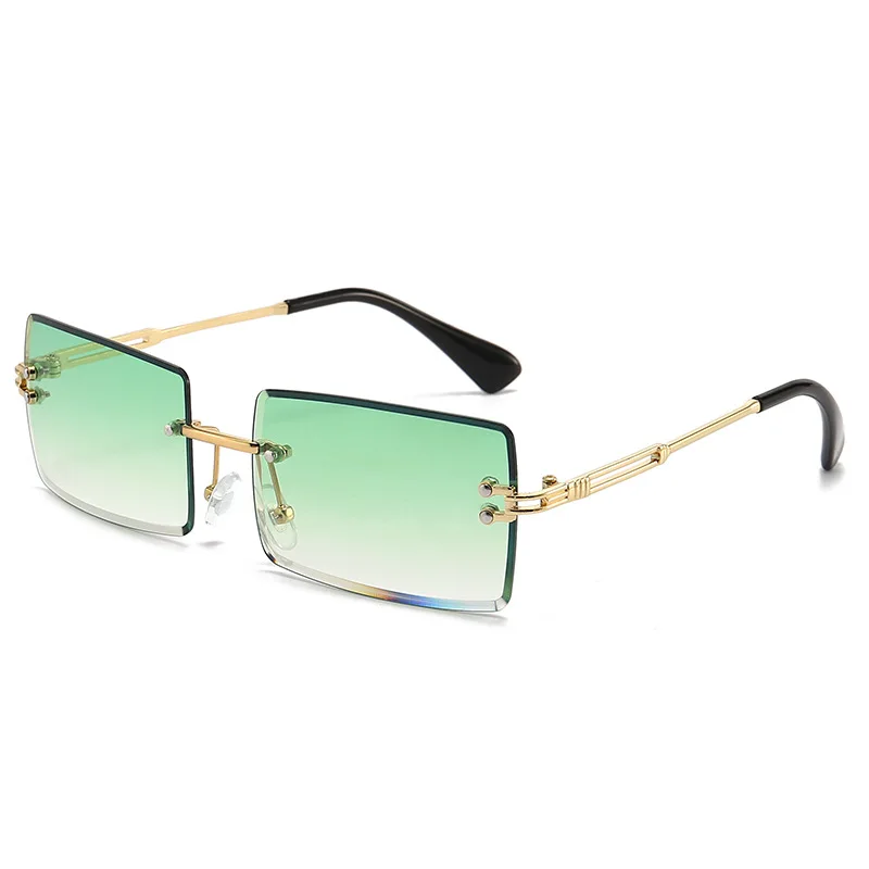Vintage Fashion Enthusiasts - New Metal Cutting Sunglasses Vintage Square