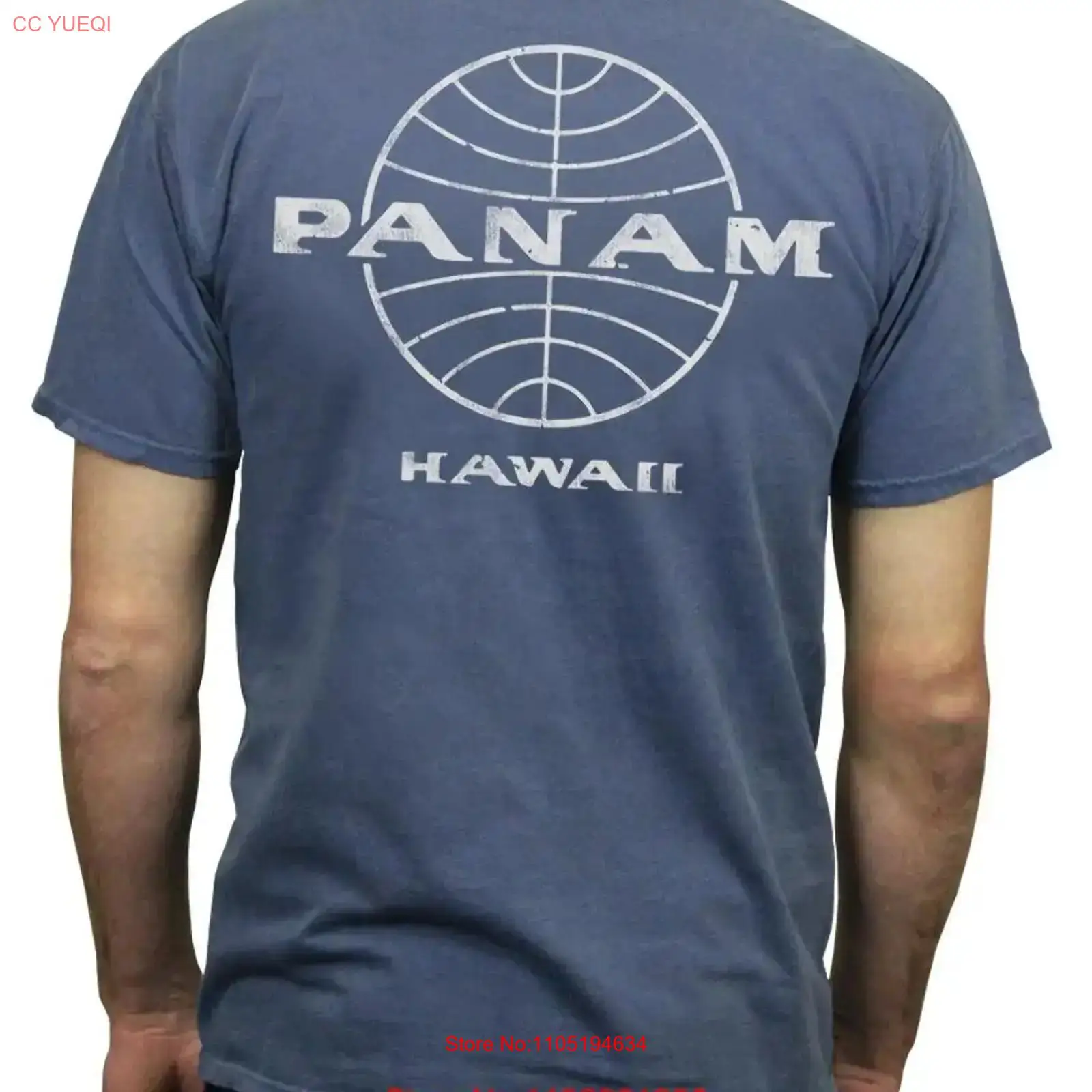 Vintage Fashion Jersey - Pan Am Globe T Shirt vintage