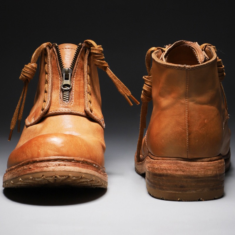 Vintage Outdoor Fashion - Retro Fashion Men Washed Horsehide Ankle