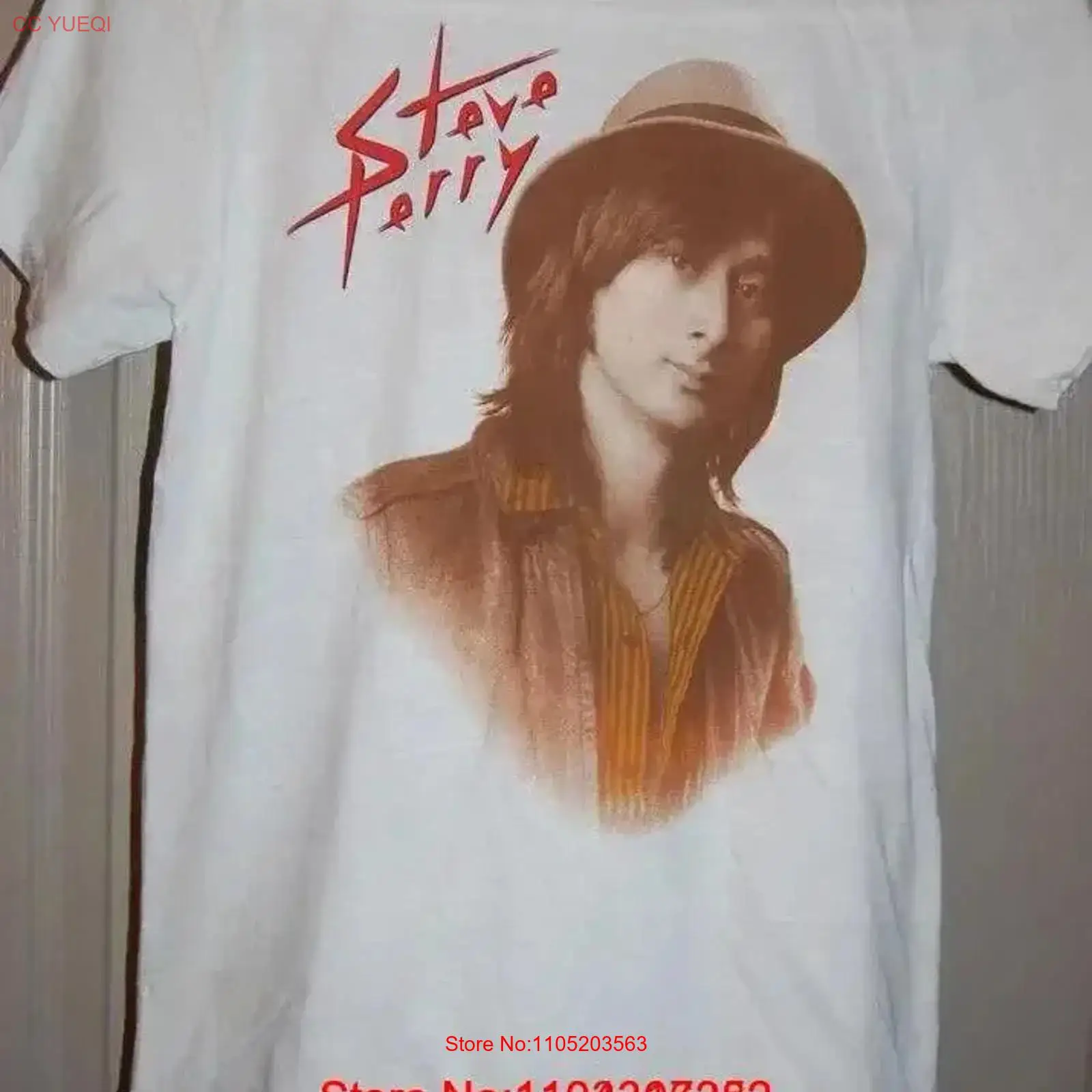 Steve Perry Concert Men T shir - Vintage Fashion Jersey 评论和价格