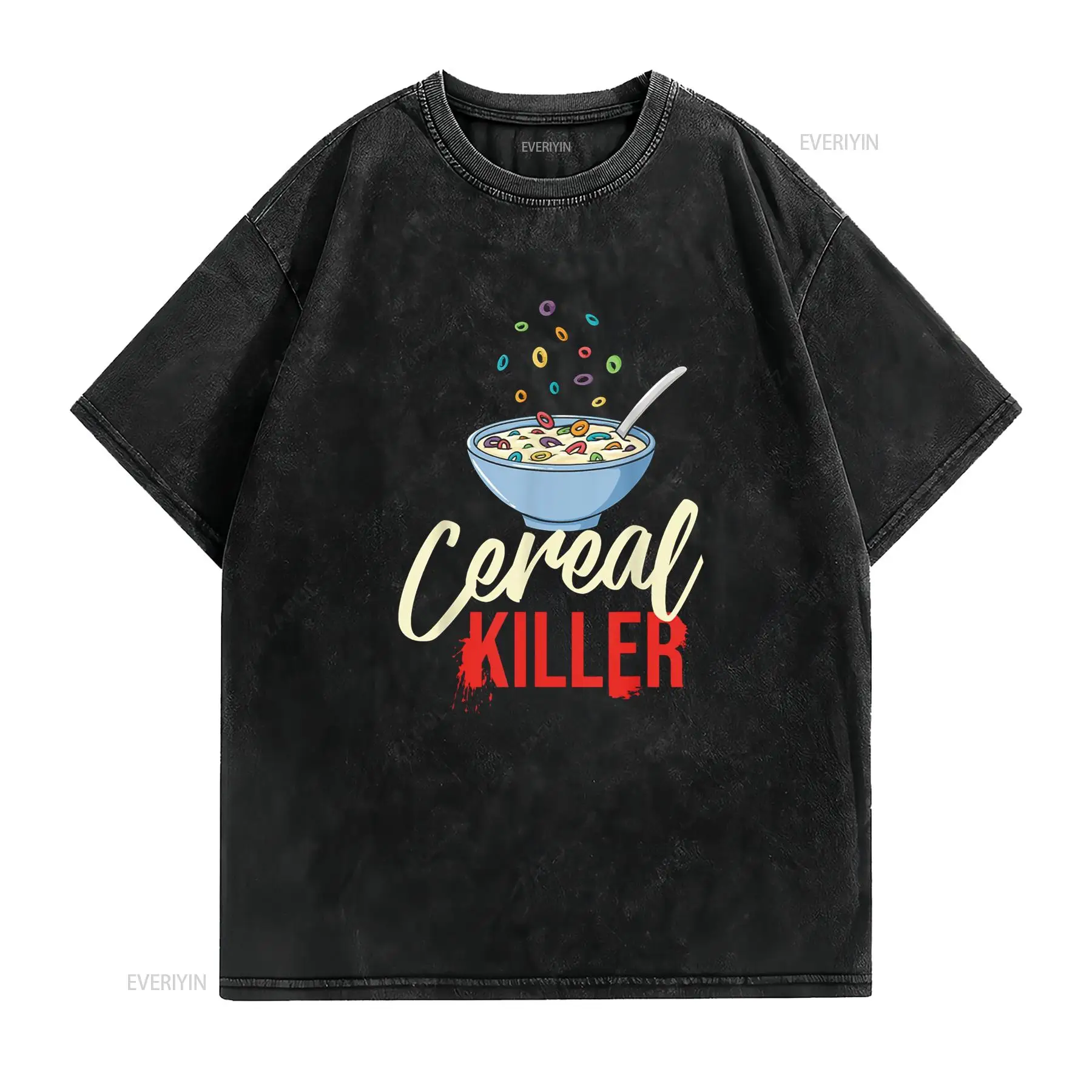 Cereal Killer Bowl Box Breakfa - Vintage Fashion Jersey 评论和价格