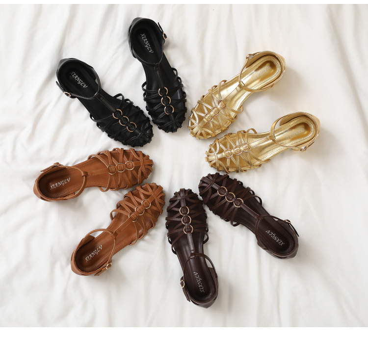 Plus Size Women Roman Sandals  - Vintage Fashion Dresses 评论和价格