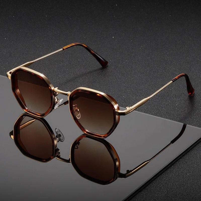 1 Pair Unisex Round Metal Fash - Vintage Fashion Enthusiasts 评论和价格