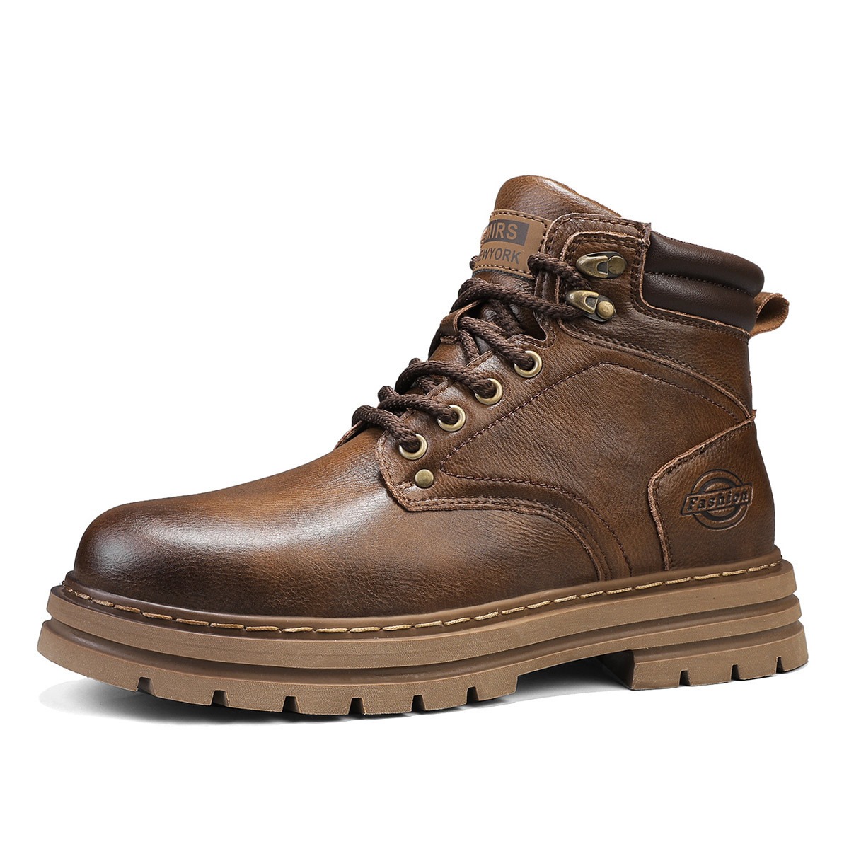 Men's Vintage Ankle Work Boots - Vintage Outdoor Fashion 评论和价格
