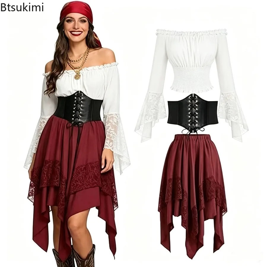 Halloween Renaissance Asymmetr - Vintage Fashion Dresses 评论和价格